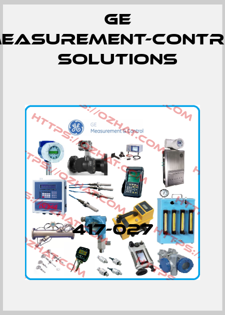 417-027 GE Measurement-Control Solutions