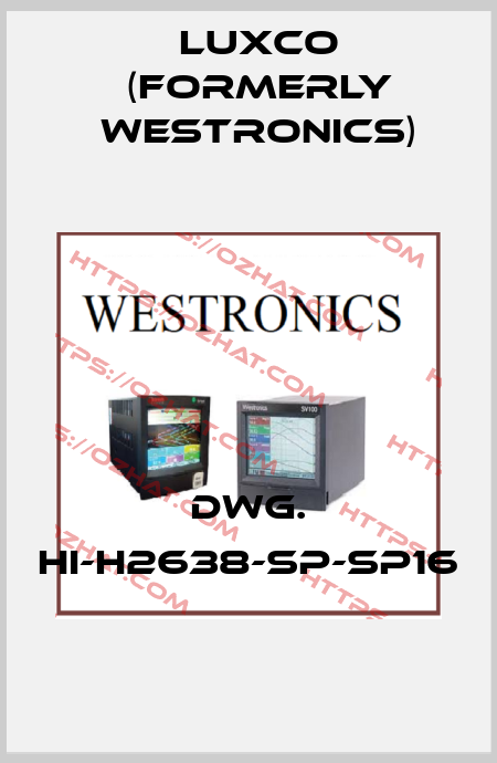 Dwg. HI-H2638-SP-SP16 Luxco (formerly Westronics)
