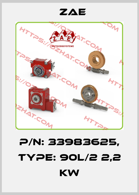 P/N: 33983625, Type: 90L/2 2,2 kW Zae