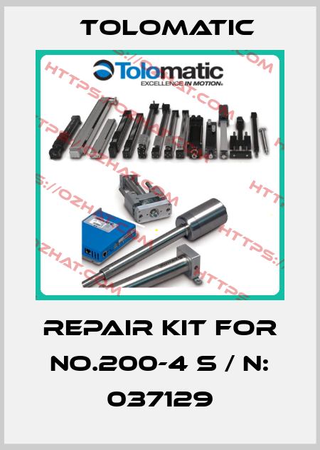 Repair kit for No.200-4 S / N: 037129 Tolomatic