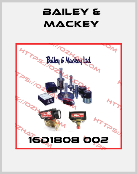 16D1808 002 Bailey & Mackey