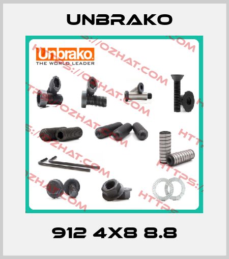 912 4X8 8.8 Unbrako