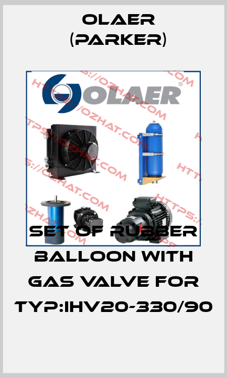 set of rubber balloon with gas valve for Typ:IHV20-330/90 Olaer (Parker)