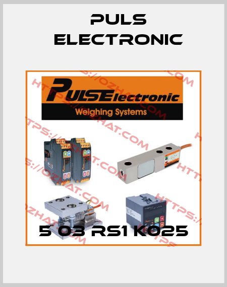 5 03 RS1 K025 Puls Electronic