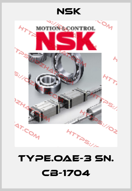 TYPE.OAE-3 SN. CB-1704 Nsk