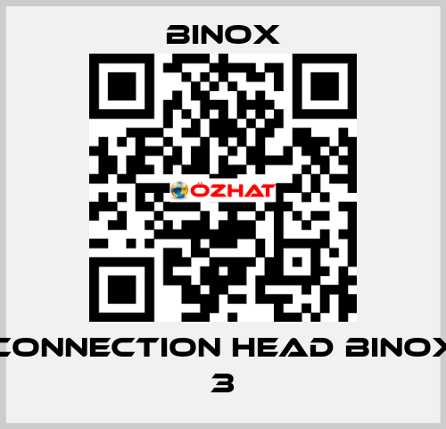 Connection head BINOX 3 Binox