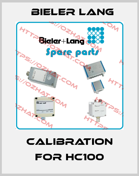 calibration for HC100 Bieler Lang