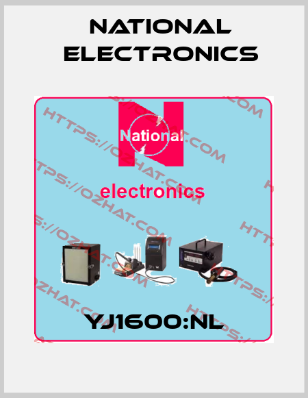 YJ1600:NL NATIONAL ELECTRONICS
