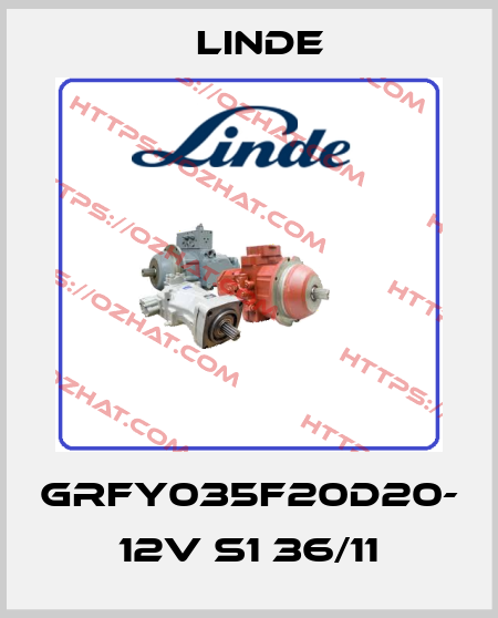 GRFY035F20D20- 12V S1 36/11 Linde