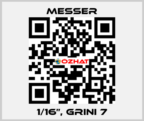 1/16”, GRINI 7 Messer