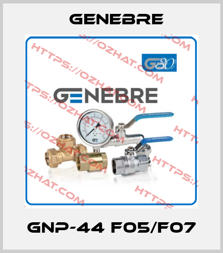 GNP-44 F05/F07 Genebre