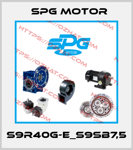 S9R40G-E_S9SB7,5 Spg Motor