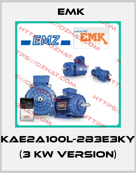 KAE2A100L-2B3E3KY (3 kW version) EMK