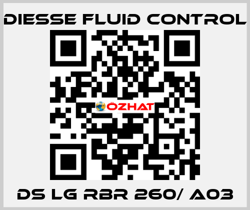 DS LG RBR 260/ A03 DIESSE Fluid Control