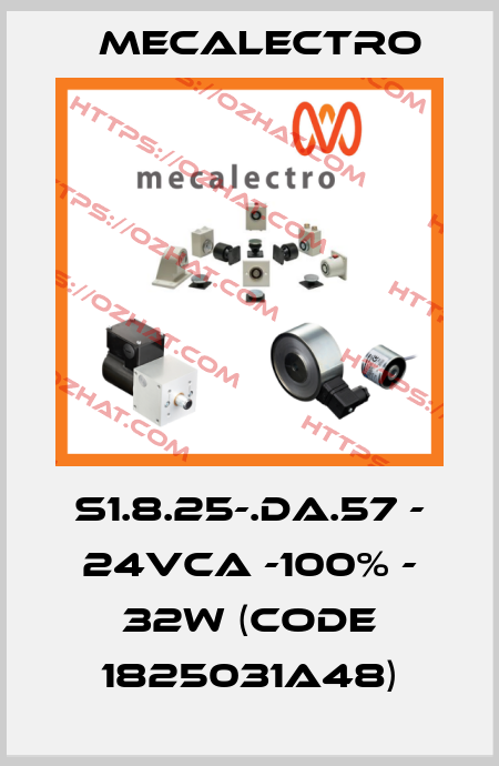 S1.8.25-.DA.57 - 24VCA -100% - 32W (Code 1825031A48) Mecalectro