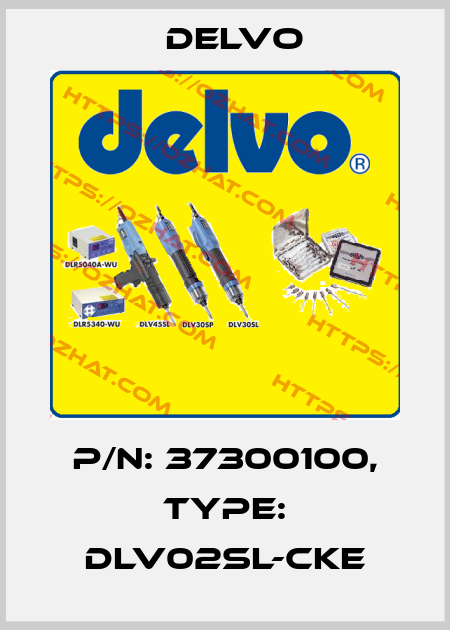 P/N: 37300100, Type: DLV02SL-CKE Delvo