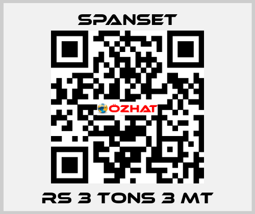 RS 3 TONS 3 MT SpanSet