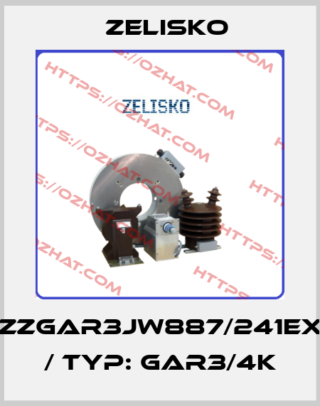 ZZGAR3JW887/241EX / Typ: GAR3/4K Zelisko