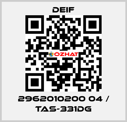 2962010200 04 / TAS-331DG Deif