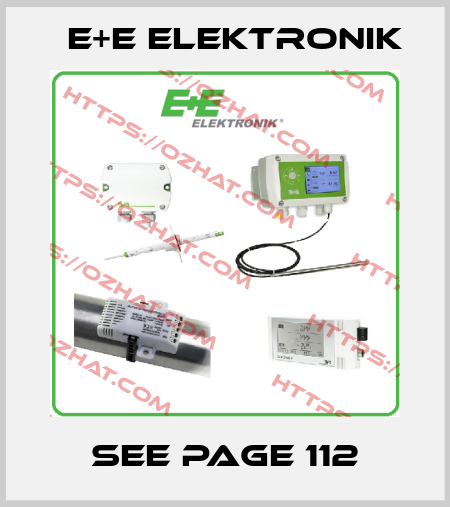 SEE PAGE 112 E+E Elektronik