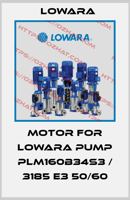 MOTOR FOR LOWARA PUMP PLM160B34S3 / 3185 E3 50/60 Lowara