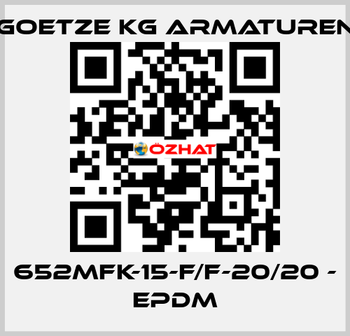 652mFK-15-f/f-20/20 - EPDM Goetze KG Armaturen
