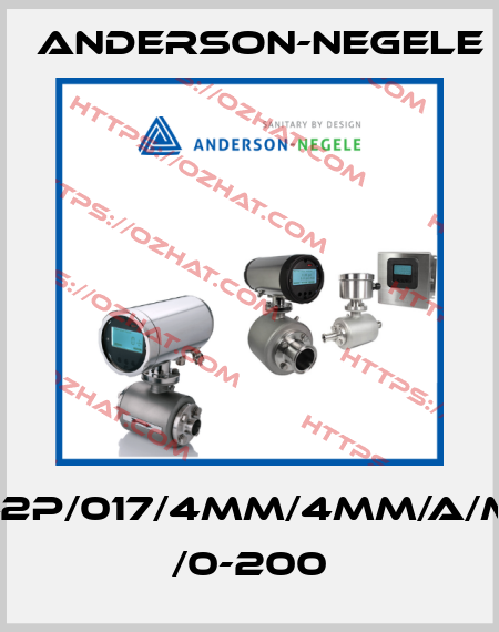 TFP-42P/017/4MM/4MM/A/MPU-4 /0-200 Anderson-Negele