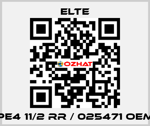 PE4 11/2 RR / 025471 OEM Elte