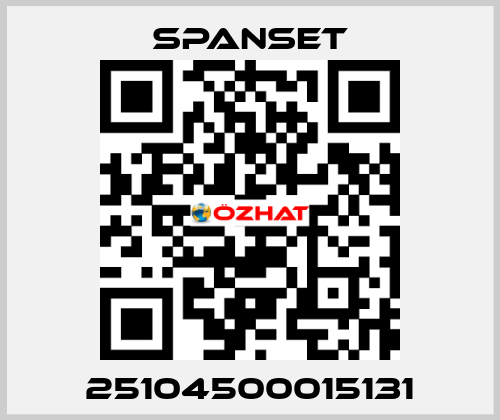 25104500015131 SpanSet