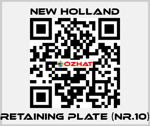 Retaining plate (Nr.10) New Holland