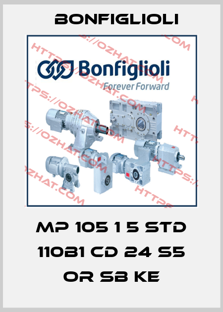 MP 105 1 5 STD 110B1 CD 24 S5 OR SB KE Bonfiglioli