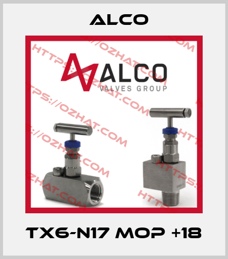 TX6-N17 MOP +18 Alco