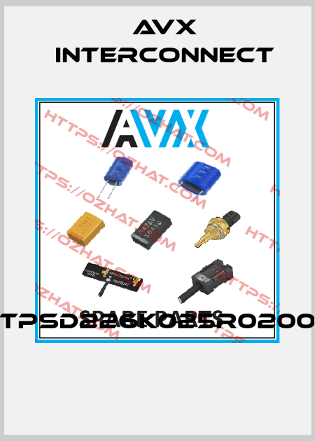 TPSD226K025R0200  AVX INTERCONNECT