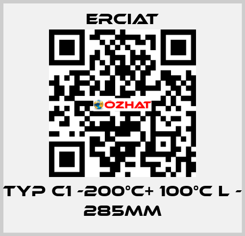 TYP C1 -200°C+ 100°C L - 285MM ERCIAT