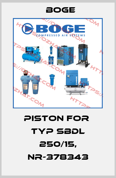 piston for  Typ SBDL 250/15, NR-378343 Boge