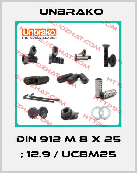 DIN 912 M 8 x 25 ; 12.9 / UC8M25 Unbrako