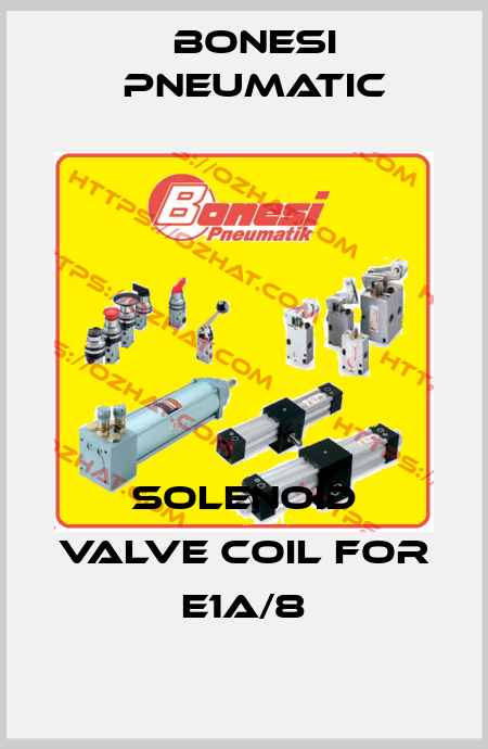 solenoid valve coil for E1A/8 Bonesi Pneumatic