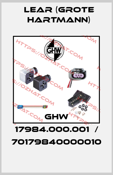 GHW 17984.000.001  / 70179840000010 Lear (Grote Hartmann)