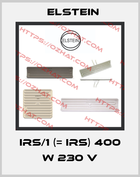 IRS/1 (= IRS) 400 W 230 V Elstein