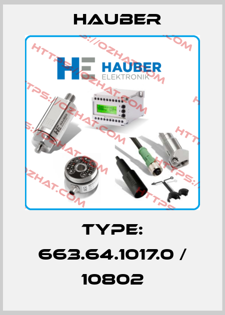 Type: 663.64.1017.0 / 10802 HAUBER