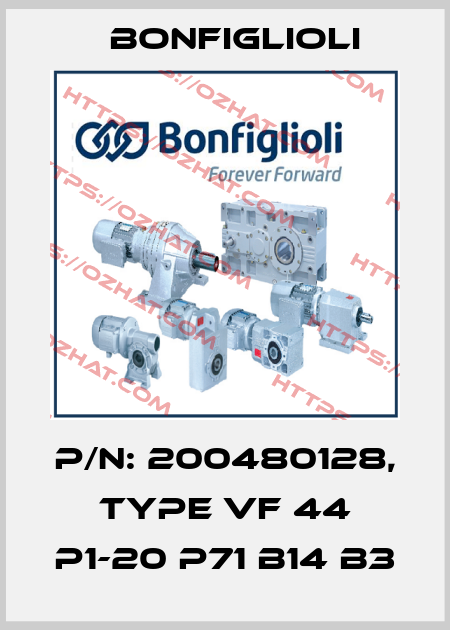 p/n: 200480128, Type VF 44 P1-20 P71 B14 B3 Bonfiglioli