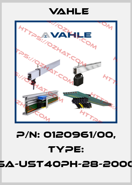 P/n: 0120961/00, Type: SA-UST40PH-28-2000 Vahle