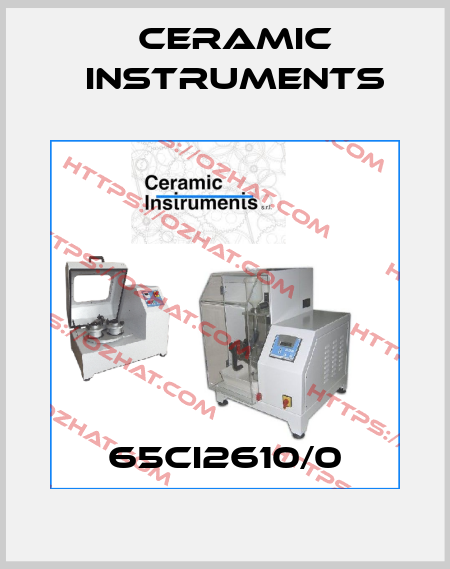 65CI2610/0 Ceramic Instruments