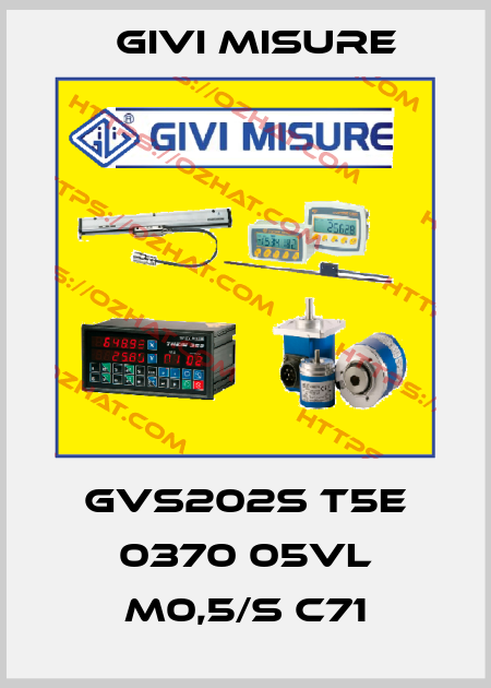 GVS202S T5E 0370 05VL M0,5/S C71 Givi Misure