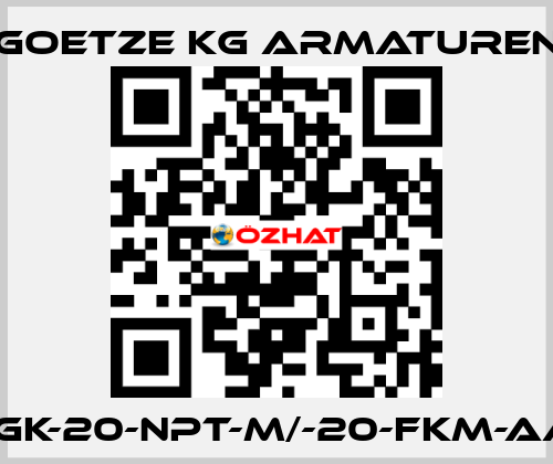 810SGK-20-NPT-M/-20-FKM-AA3-16 Goetze KG Armaturen