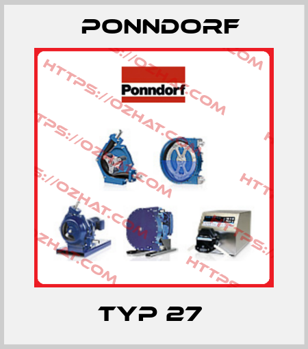 TYP 27  Ponndorf
