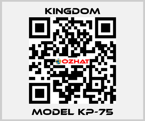 Model KP-75 Kingdom