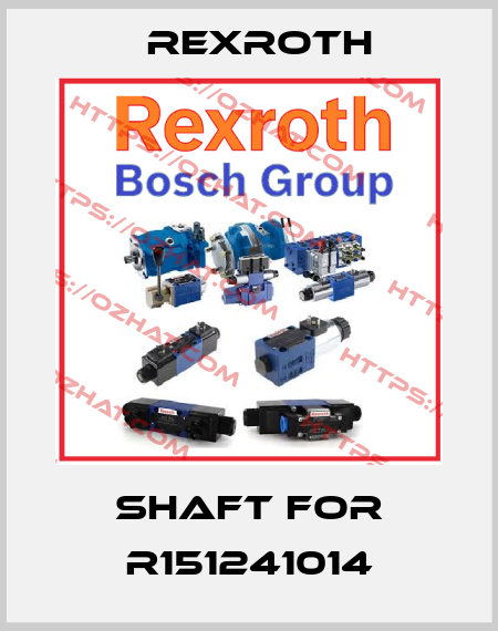 shaft for R151241014 Rexroth