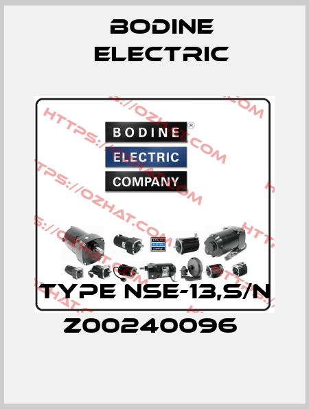 TYPE NSE-13,S/N Z00240096  BODINE ELECTRIC