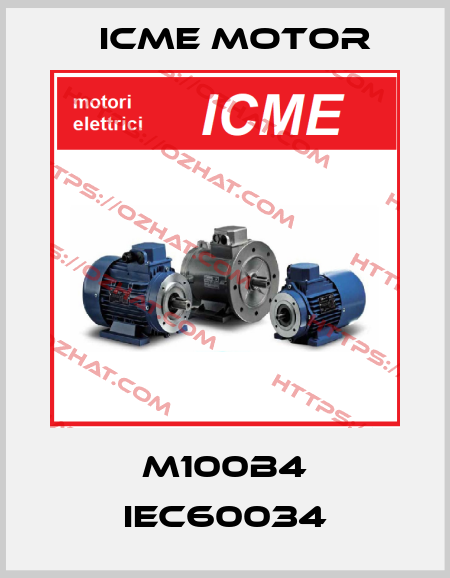 M100B4 IEC60034 Icme Motor